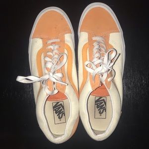 Orange And cream vans